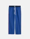 Alex Mill Piped Sleep Pant In Flannel In Blue