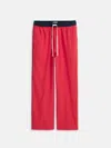 Alex Mill Piped Sleep Pant In Flannel In Red