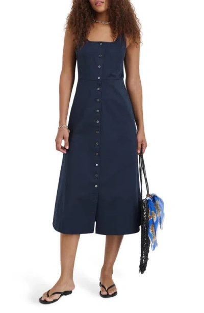 ALEX MILL ALEX MILL PIPER TWILL A-LINE DRESS