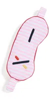 Alex Mill P'jimmies Eye Mask Pink Stripe In Pink Stripe
