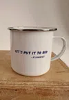 Alex Mill P'jimmies Let's Put It To Bed Mug In White
