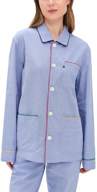 Alex Mill P'jimmies Long Sleeve Top Blue