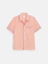 Alex Mill P'jimmies Short Sleeve Sleep Shirt In Stripe