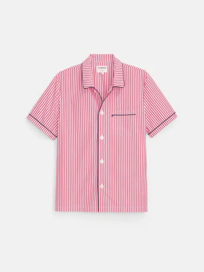 Alex Mill P'jimmies Short Sleeve Sleep Shirt In Stripe