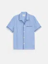 Alex Mill P'jimmies Short Sleeve Sleep Shirt In Stripe