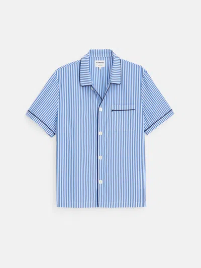 Alex Mill P'jimmies Short Sleeve Sleep Shirt In Stripe