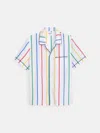 Alex Mill P'jimmies Short Sleeve Sleep Shirt In Stripe