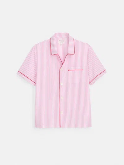Alex Mill P'jimmies Short Sleeve Sleep Shirt In Stripe