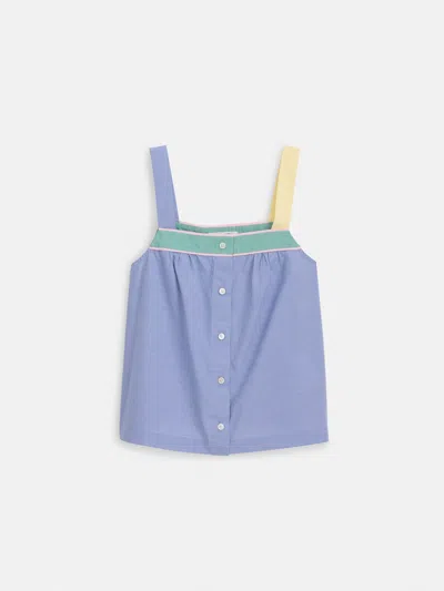 Alex Mill P'jimmies Sleep Cami In Colorblock In Pastel Colorblock