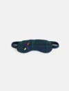 Alex Mill P'jimmies Sleep Mask In Flannel In Blackwatch Plaid