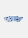Alex Mill P'jimmies Sleep Mask In Stripe In Classic Blue Stripe