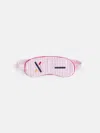 Alex Mill P'jimmies Sleep Mask In Stripe In Pink Stripe