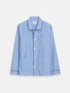 Alex Mill P'jimmies Sleep Shirt In Stripe In Blue Stripe