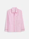 Alex Mill P'jimmies Sleep Shirt In Stripe In Pink Stripe