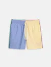 Alex Mill P'jimmies Sleep Short In Colorblock In Pastel Colorblock