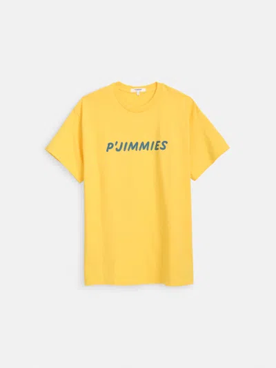 Alex Mill P'jimmies Sleep Tee In Yellow