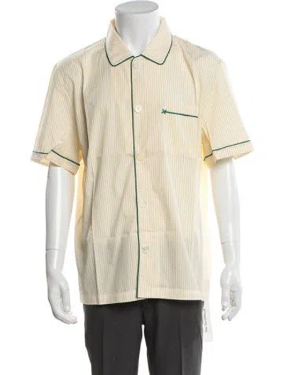Pre-owned Alex Mill P'jimmies Striped Lounge Top W/ Tags In Multi