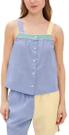 Alex Mill P'jimmies Tank Top Pastel Colorblock In Pastel Colorblock