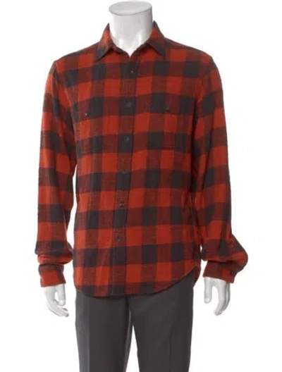 Pre-owned Alex Mill Plaid Print Long Sleeve Shirt In Multi