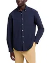 Alex Mill Poplin Button Down Shirt In Dark Navy