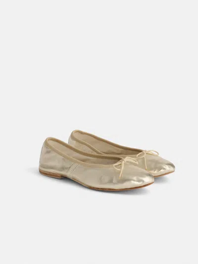 Alex Mill Porselli X  Ballet Flat In Gold