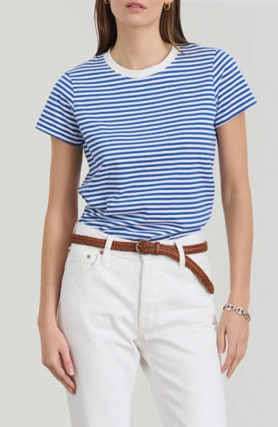 ALEX MILL ALEX MILL PROSPECT STRIPE COTTON T-SHIRT