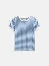 ALEX MILL PROSPECT STRIPED TEE IN LINEN