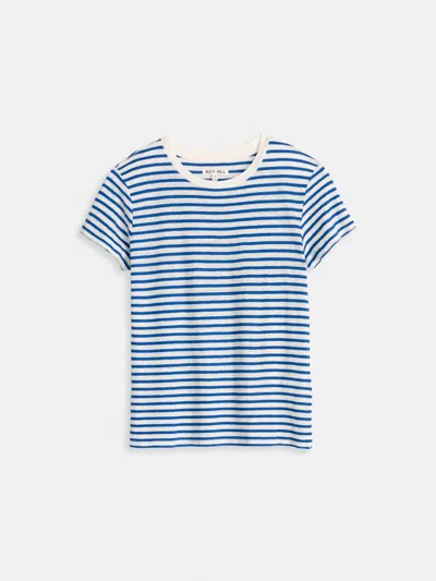 Alex Mill Prospect Tee In Stripe In Blue/white