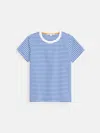 Alex Mill Prospect Tee In Stripe In Blue/white