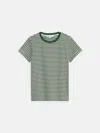 Alex Mill Prospect Tee In Stripe In Green/white