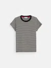 Alex Mill Prospect Tee In Stripe In White/black