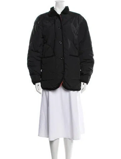 Pre-owned Alex Mill Puffer Coat In Black