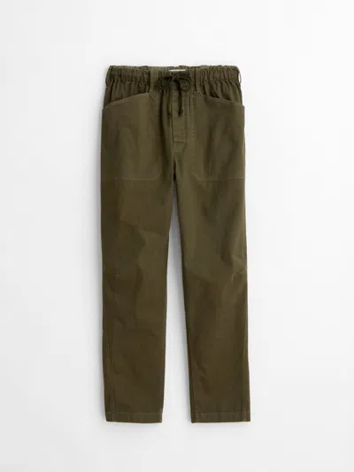 Alex Mill Pull-on Button Fly Pant In Olive