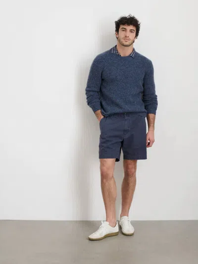 Alex Mill Pull On Cotton Short In Navy In Blue