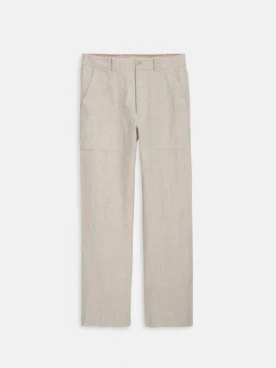 Alex Mill Pull On Field Pant In Flax Linen In Neutral