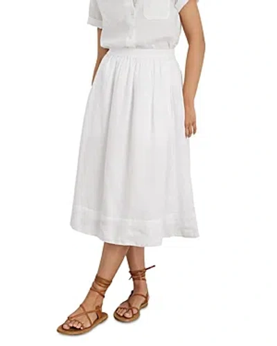 Alex Mill Pull On Midi Skirt In White