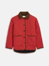 Alex Mill Work Jacket In Firebrick