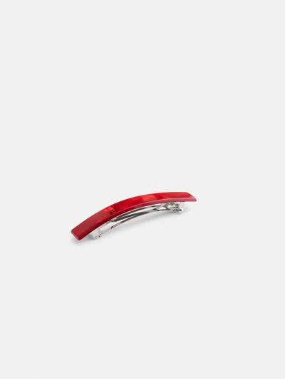 Alex Mill Rectangle Hair Clip In Red