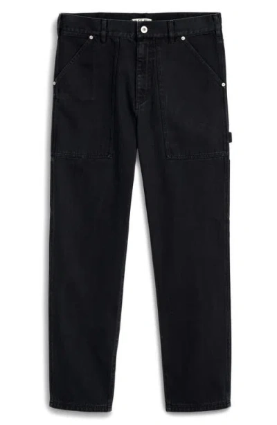 Alex Mill Recycled Cotton Painter Jeans In Black