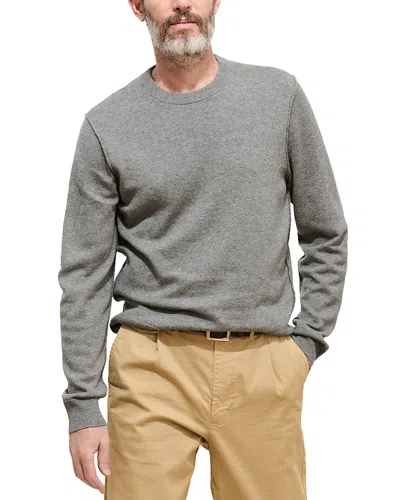 Alex Mill Reverse Seam Crewneck Sweater In Gray