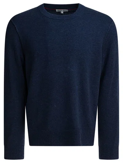 Alex Mill Jordan Sweater In Washed Cashmere In Heather Navy