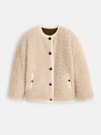 Alex Mill Reversible Polar Bear Jacket In Olive