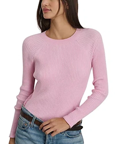 Alex Mill Ribbed Crewneck Jumper In French Pink