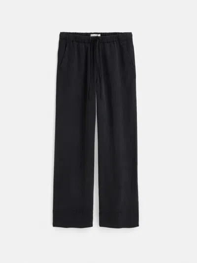 Alex Mill Riley Pant In Drapey Twill In Rich Black