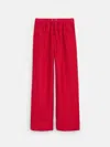 Alex Mill Riley Pant In Linen In Red