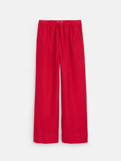 Alex Mill Riley Pant In Linen In Red