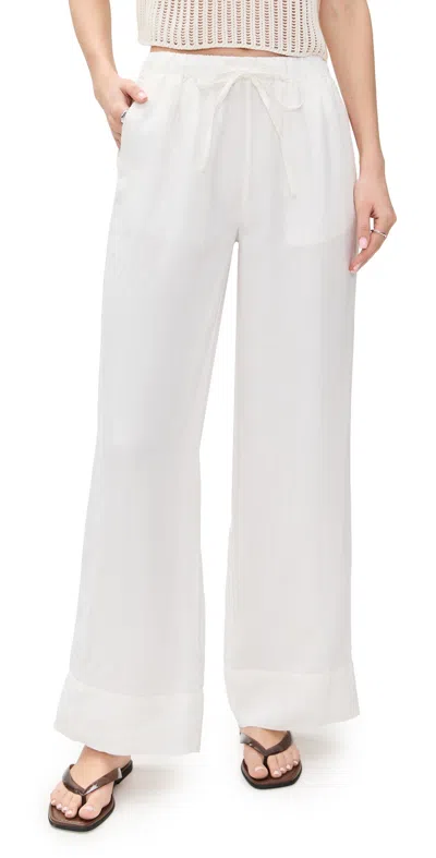 Alex Mill Riley Pants In Linen Off White