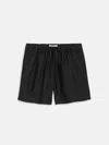 Alex Mill Riley Pull On Short In Linen In Black