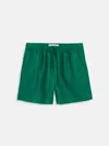 Alex Mill Riley Pull On Short In Linen In Green
