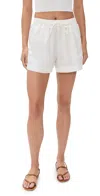 Alex Mill Riley Pull On Short In Linen In White